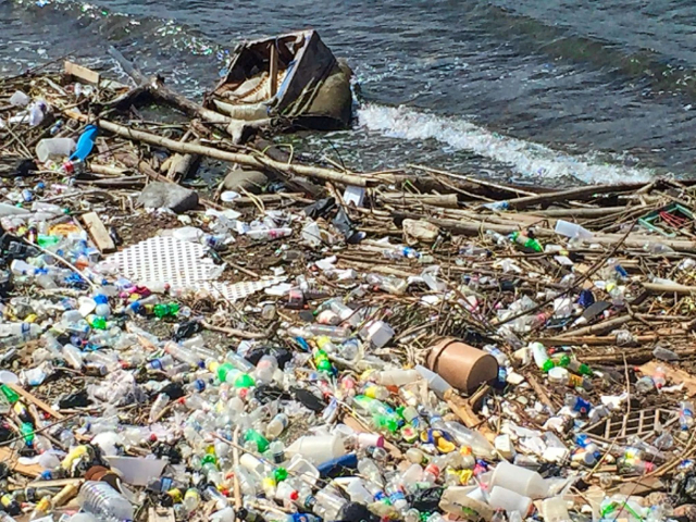 Debris with chair