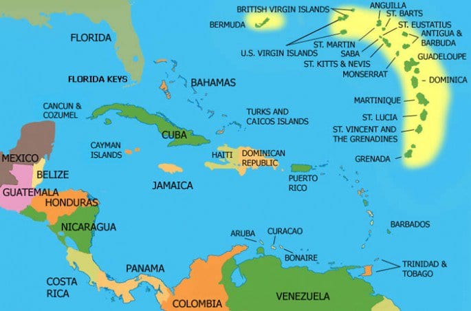 Caribbean without EEZ