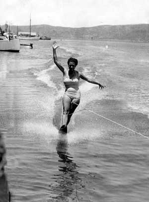 Water skiing in Kingston